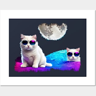 Cosmic Cats in Space Posters and Art